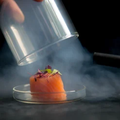 Portuguese Tableware 2 x Large Domed Glass Cloche, 11cm dia Best