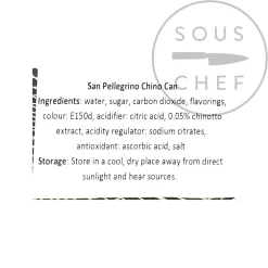 San Pellegrino 24 x 330ml Chino Can New