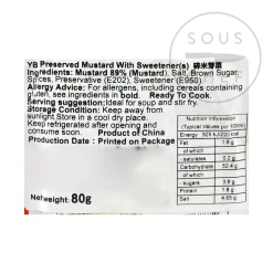 Sichuan Famous Brand 5 x Ya Cai - Sichuan Preserved Mustard Greens, 80g Best