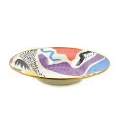 Kapka Enamel Abstract Enamel Large Serving Dish, 30cm Best