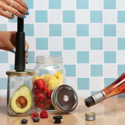 Airtender Vacuum Sealing Set for Wine and Food Outlet