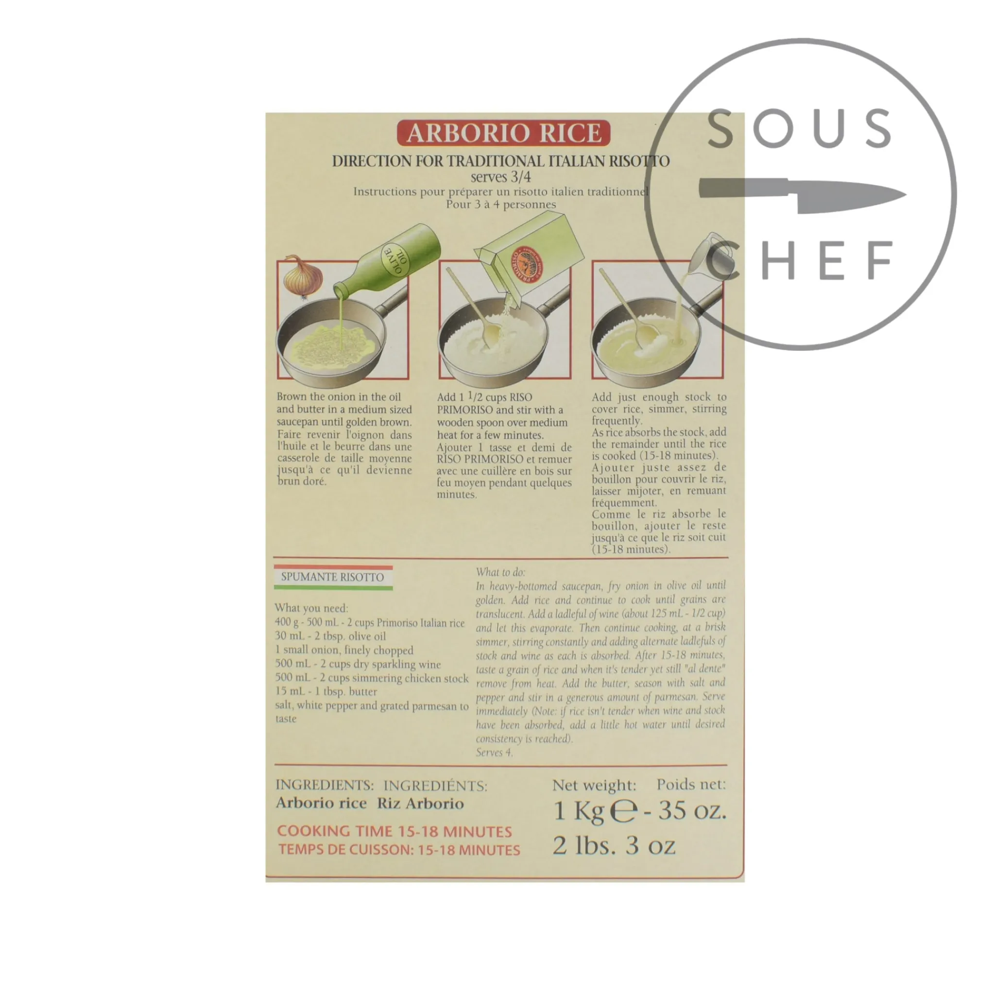 Centaur Arborio Risotto Rice, 1kg Hot