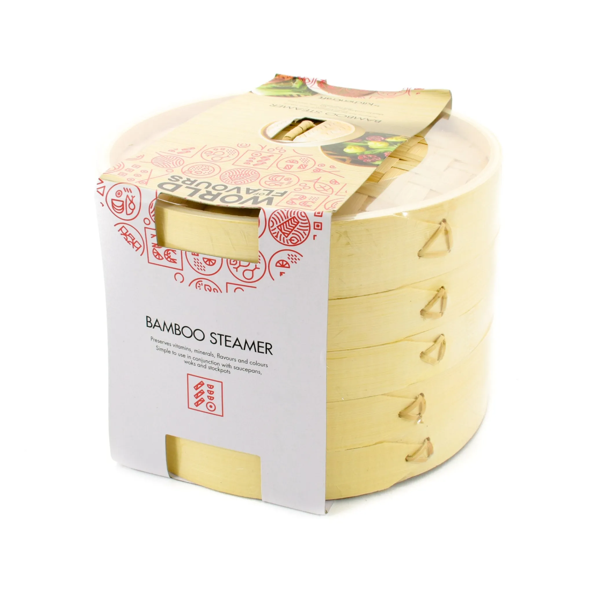 Kitchencraft Bamboo Steamer 8" Clearance