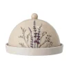 Bloomingville Bea Floral Round Butter Dish, 15cm Discount