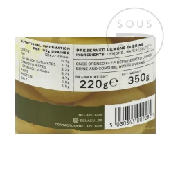 Belazu Beldi Preserved Lemons, 360g New