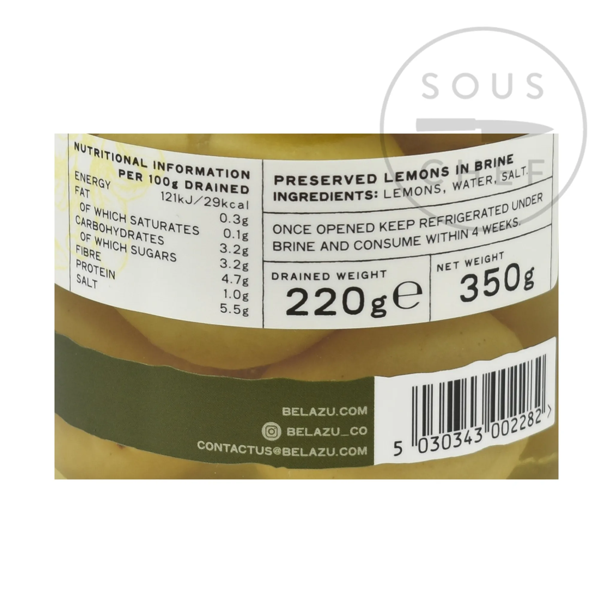 Belazu Beldi Preserved Lemons, 360g New