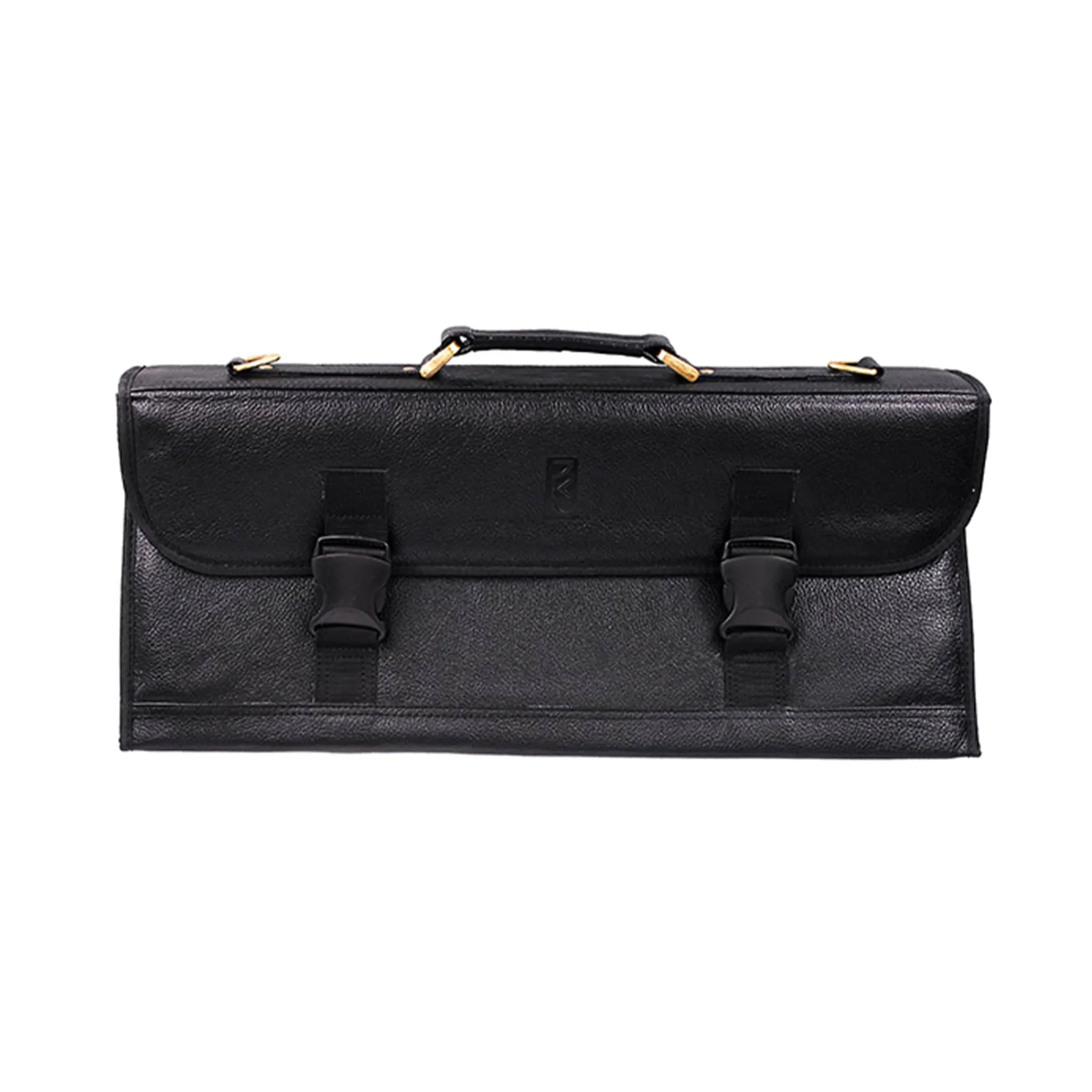 JKC Black Buffalo Leather Knife Bag, 11 Slots Outlet