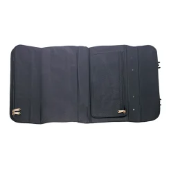 JKC Black Buffalo Leather Knife Bag, 11 Slots Outlet