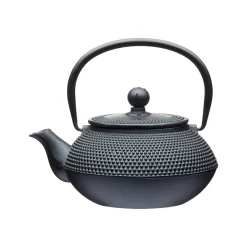 La Cafetiere Black Cast Iron Teapot, 600ml New