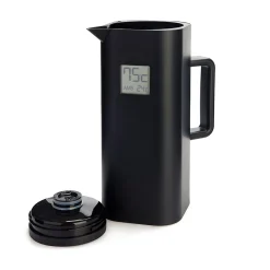 Balvi Black Thermos with Thermometer, 1 Litre Online