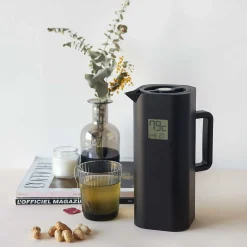 Balvi Black Thermos with Thermometer, 1 Litre Online