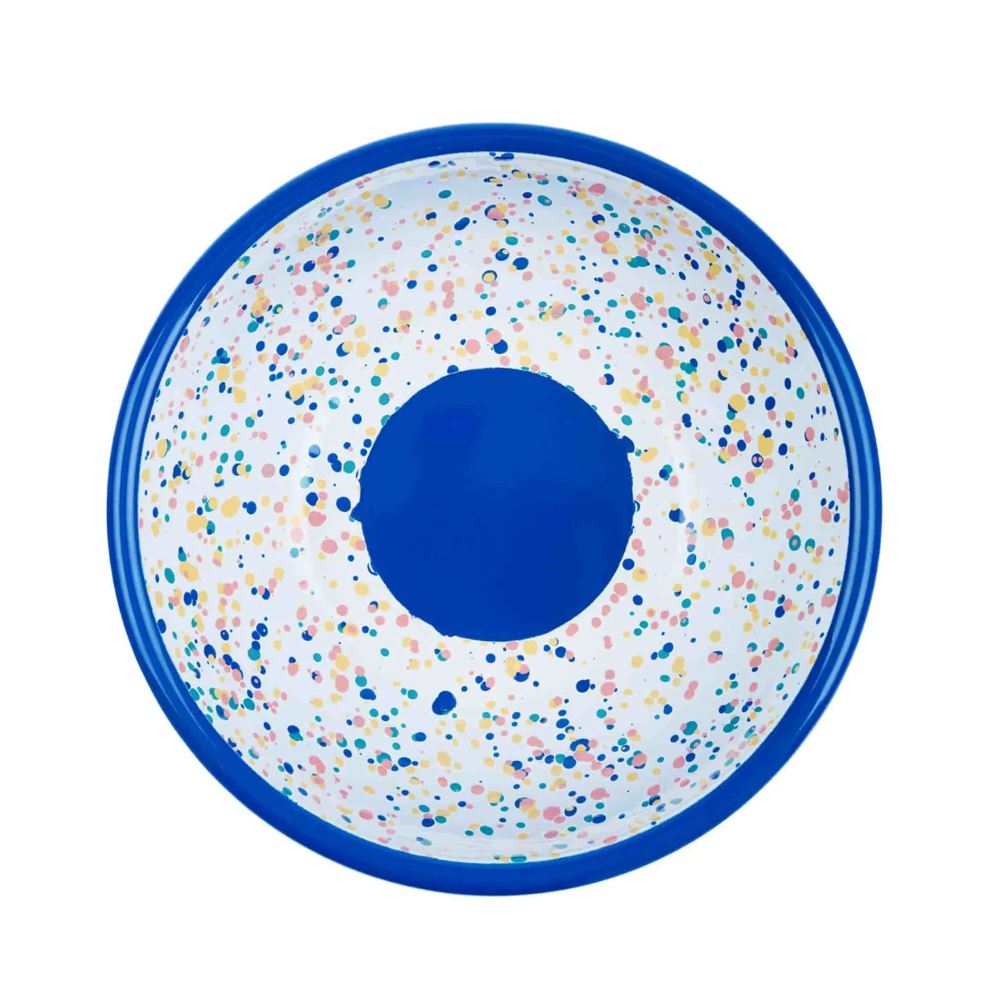 Kapka Enamel Blue Dot Enamel Salad Bowl Sale