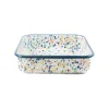 Kapka Blue Dot Enamel Square Roasting & Serving Dish, 21cm Hot