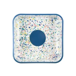 Kapka Blue Dot Enamel Square Roasting & Serving Dish, 21cm Hot