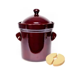Boleslawiec Fermenting & Sauerkraut Crock With Weights, 5 litre Discount