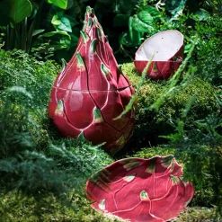 Bordallo Pinheiro Tropical Fruits Dragon Fruit Small Bowl, 14x14cm New