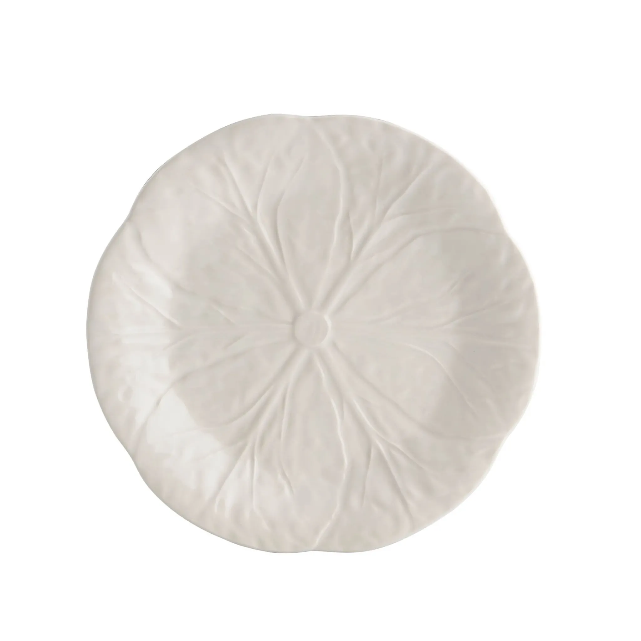 Bordallo Pinheiro White Cabbage Plate, 19cm Online
