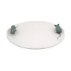 Bordallo Pinheiro White Earthenware Cheese Tray with Mouse Outlet
