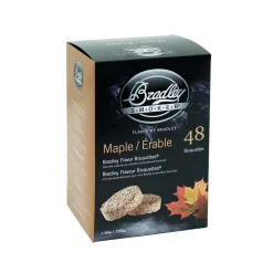 Bradley Smoker Bradley Maple Bisquettes Pack of 48 New