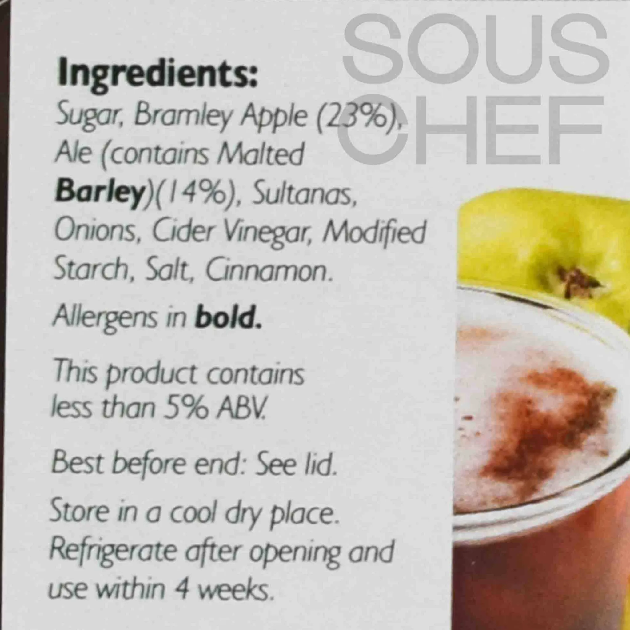 Opies Bramley Apple Chutney with Real Ale, 1.25kg