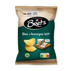 Bret's Crisps Bret's Bleu d'Auvergne DOP Blue Cheese Crisps, 125g Discount