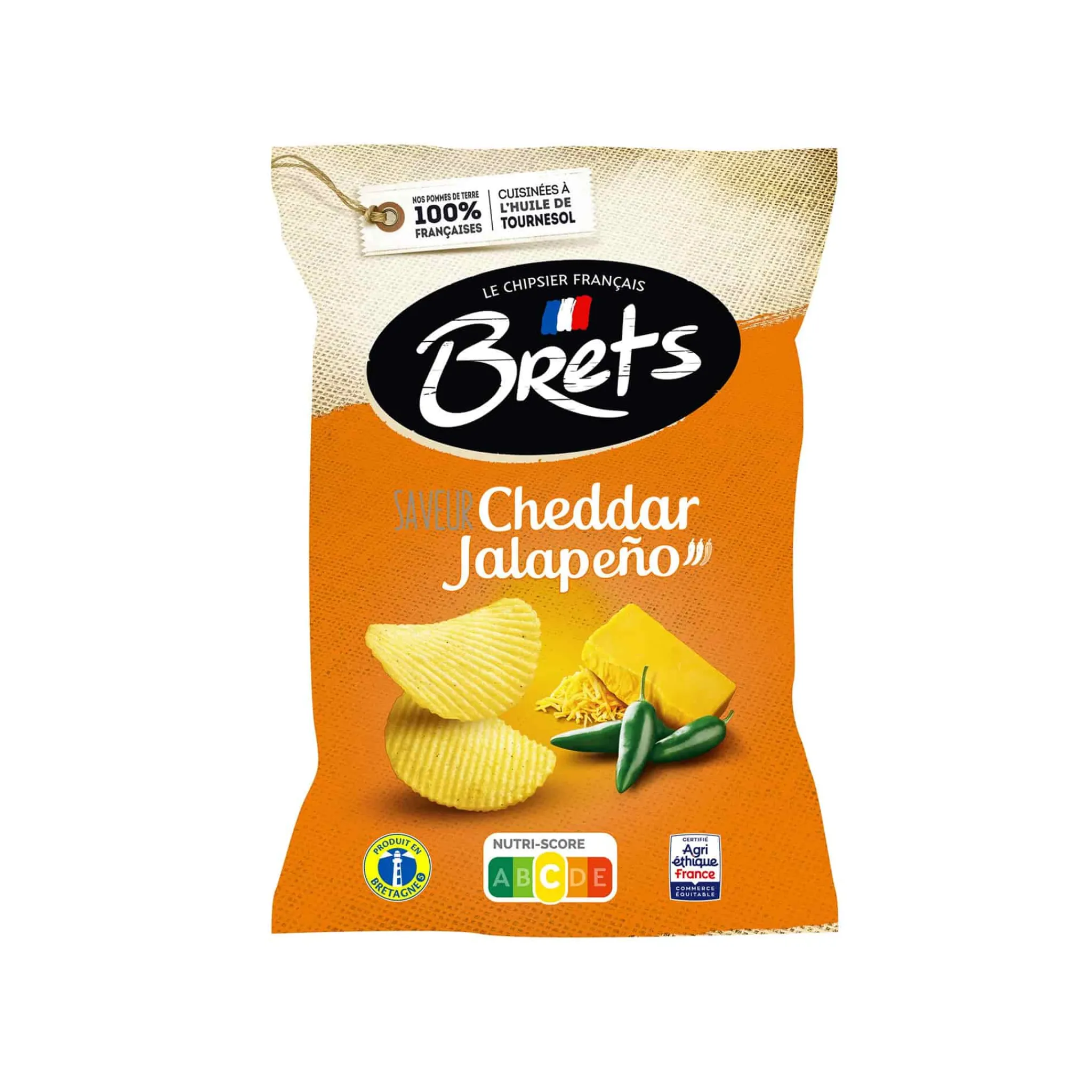Bret's Crisps Bret's Cheddar Jalepeno Crisps, 125g Discount