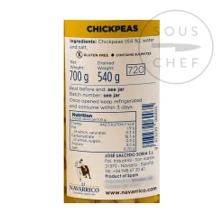 Navarrico Brindisa Garbanzos Chickpeas, 700g Sale
