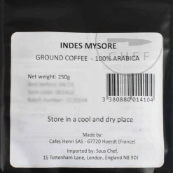Cafes Henri India Mysore Ground Coffee, 250g Online