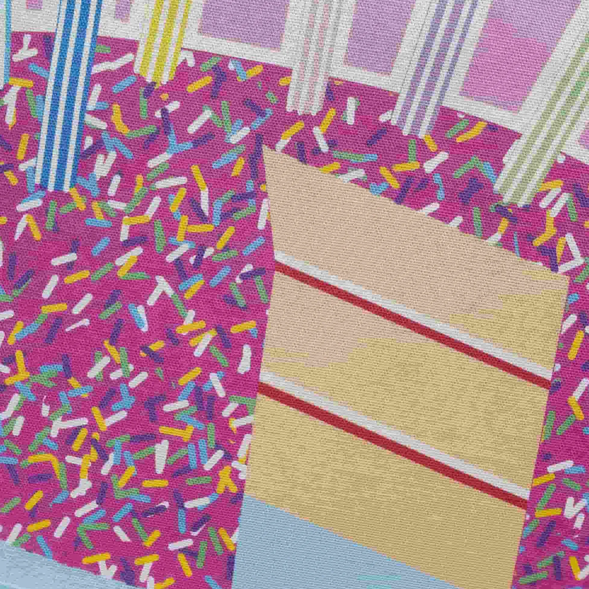 Emmmakes Cake Time Baby Tea Towel New