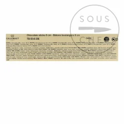 Callebaut Dark Chocolate Croissant & Pain Au Chocolat Sticks 8 cm, 1.6kg Online