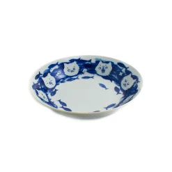 Emro Aziatica Cat with Fishes Japanese Deep Plate, 21cm Online