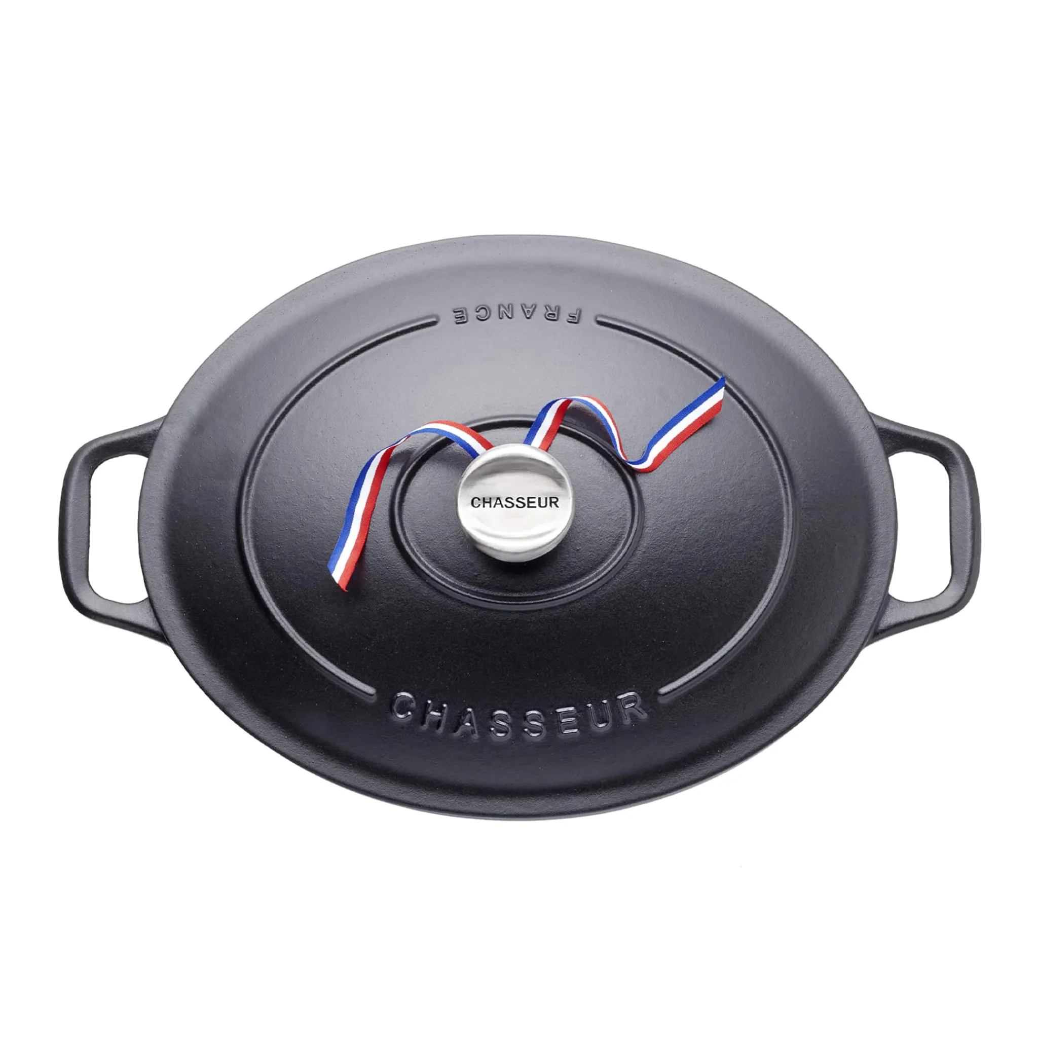 Chasseur Black Cast Iron Oval Dutch Oven, 29cm Discount
