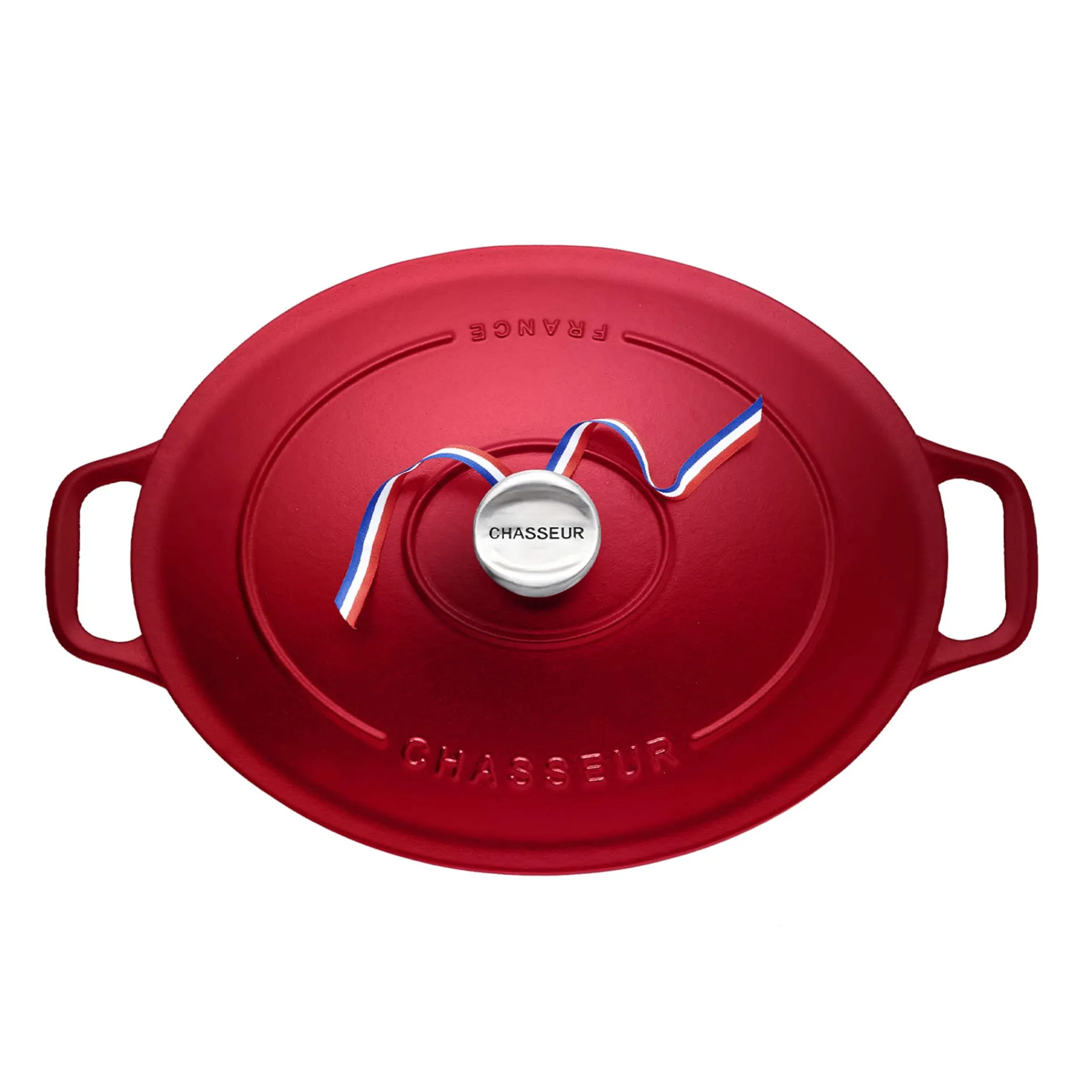 Chasseur Red Cast Iron Oval Dutch Oven, 29cm New
