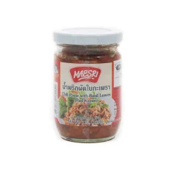 Mae Sri Chilli Paste With Holy Basil, 200g Hot