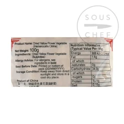 Zheng Fang Chinese Lily Flower - Yellow Flower Vegetable, 100g Sale