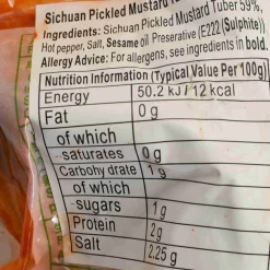 Zheng Feng Chinese Preserved Mustard Zha Cai, 370g Clearance