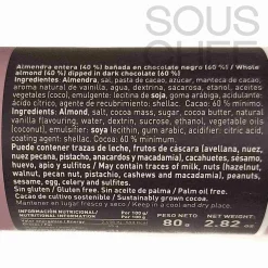 Chocolat Factory Dark Chocolate Covered Toasted Almonds, 80g Discount