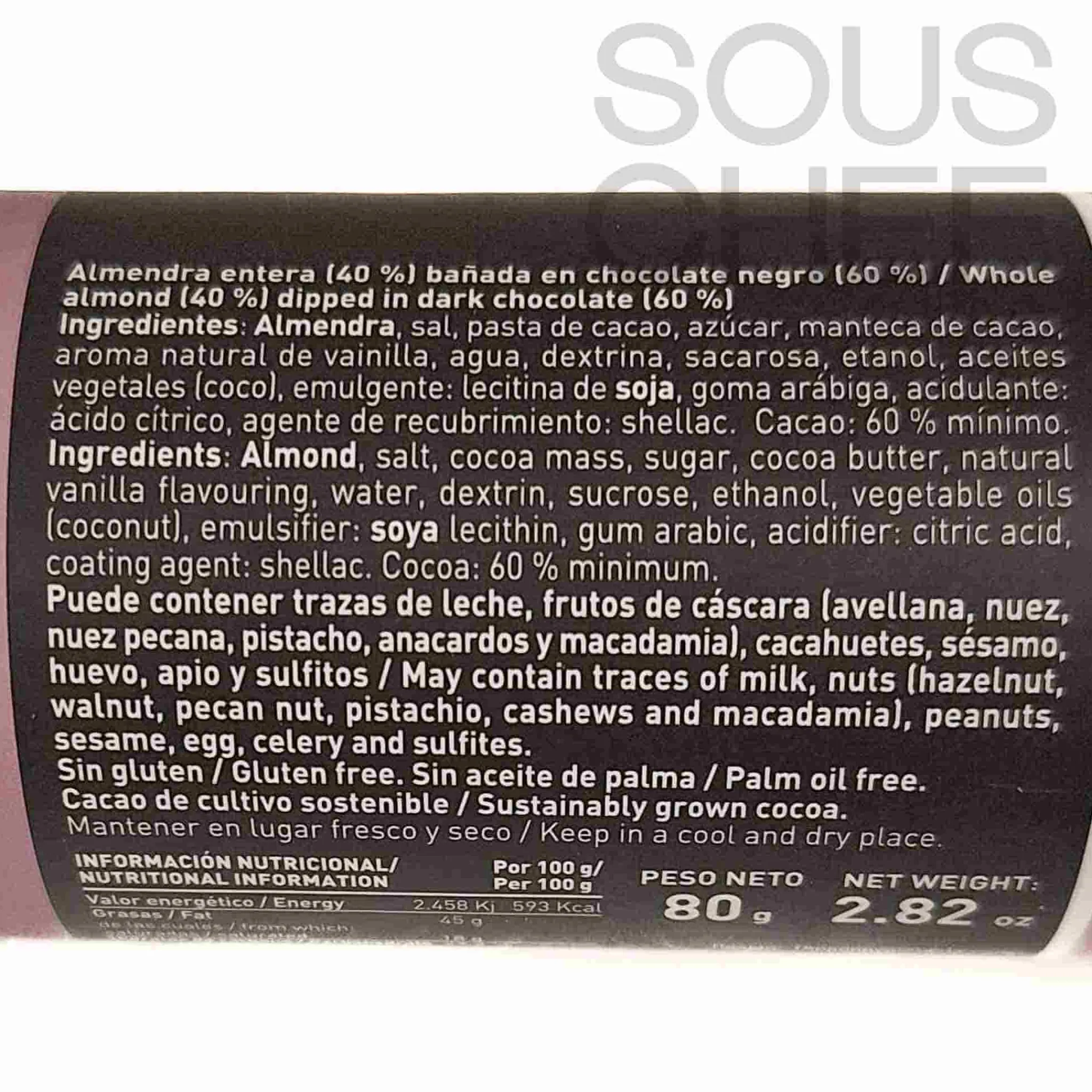 Chocolat Factory Dark Chocolate Covered Toasted Almonds, 80g Discount