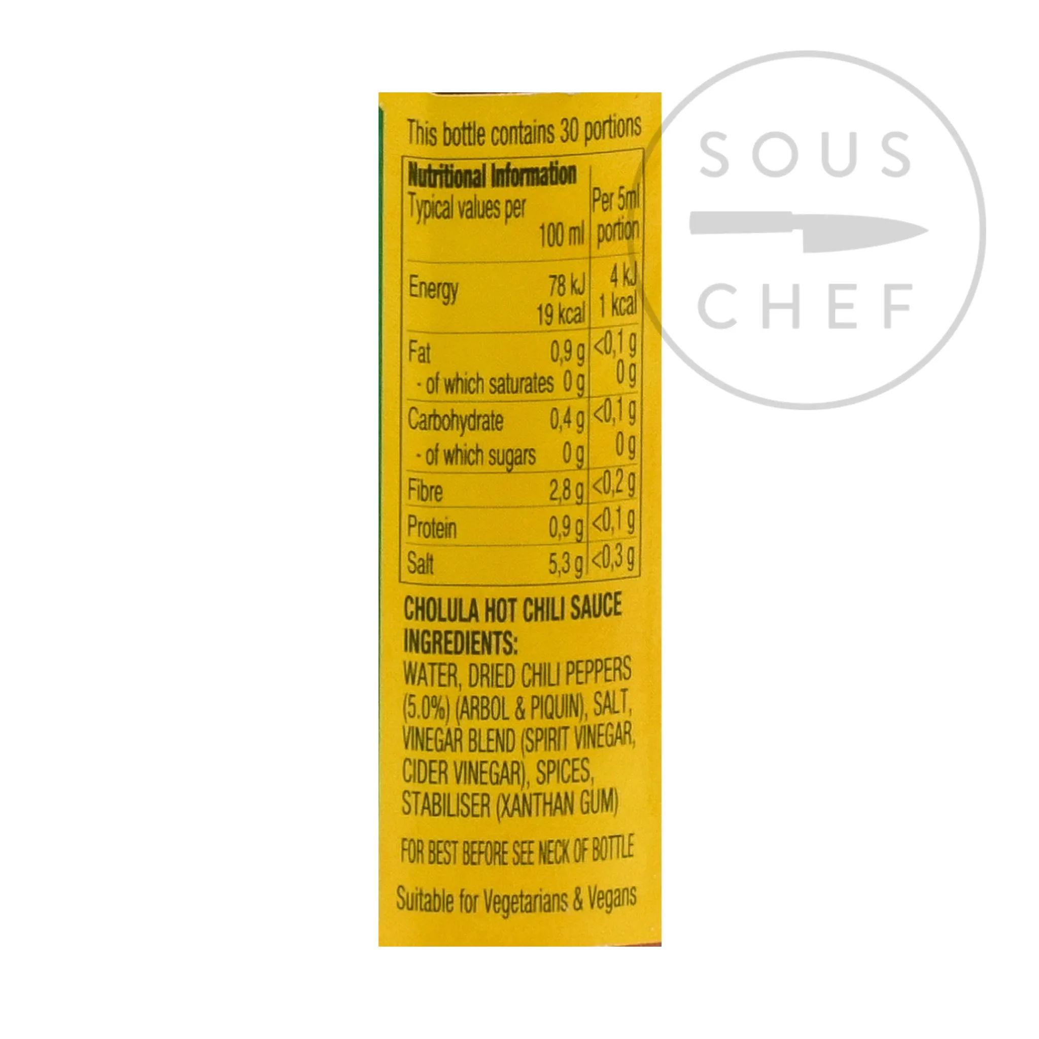 Cholula Original Hot Sauce, 150ml Discount