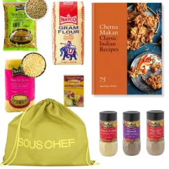 Sous Chef Classic Indian Recipes Cookbook and Ingredients Set