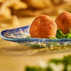 Turkish Tableware Cobalt Blue Rim Glass Serving Tray, 34x17cm New