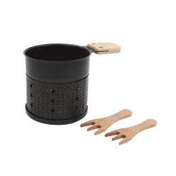 Cookut Chocolate Fondue with Tealight, Black New