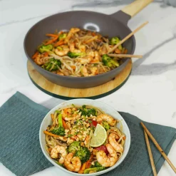 Cookut Lightweight Non-Stick Frying Pan, Taupe, BPA Free Online