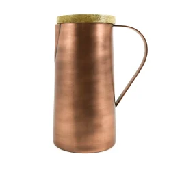 Urban Nature Culture Copper & Mango Wood Water Jug, 1250ml Sale