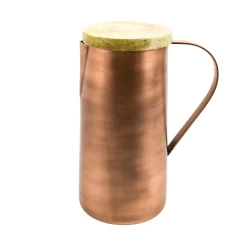 Urban Nature Culture Copper & Mango Wood Water Jug, 1250ml Sale