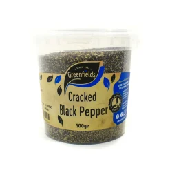 Greenfields Cracked Black Pepper Catering Size, 500g Hot