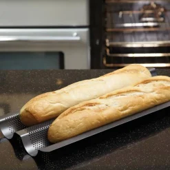 Kitchencraft Crusty Bake Non-Stick Baguette Tray Outlet