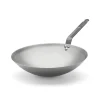 De Buyer Carbone Plus Round Based Wok, 35cm Hot