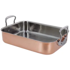 De Buyer Copper & Stainless Steel Roasting Tin, 35cm x 25cm Outlet