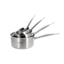 De Buyer Prim Appety Stainless Saucepan Set New